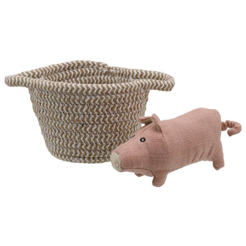 Wilberry Collectables & Pets in Baskets Pig SOLD OUT - Ruby & Grace 