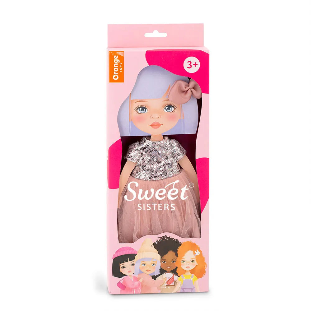 Sweet Sisters Clothing set : Pink Dress with Sequins - Ruby & Grace 
