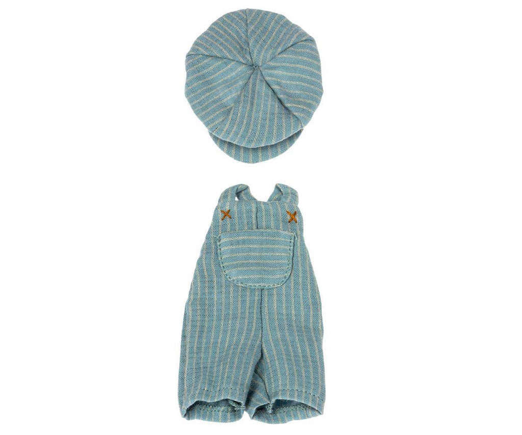 Maileg Teddy Junior NEW Cap and Dungarees NEW ARRIVAL AW21.