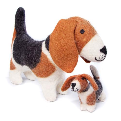 Basset Hound Toy Dog Fairtrade.