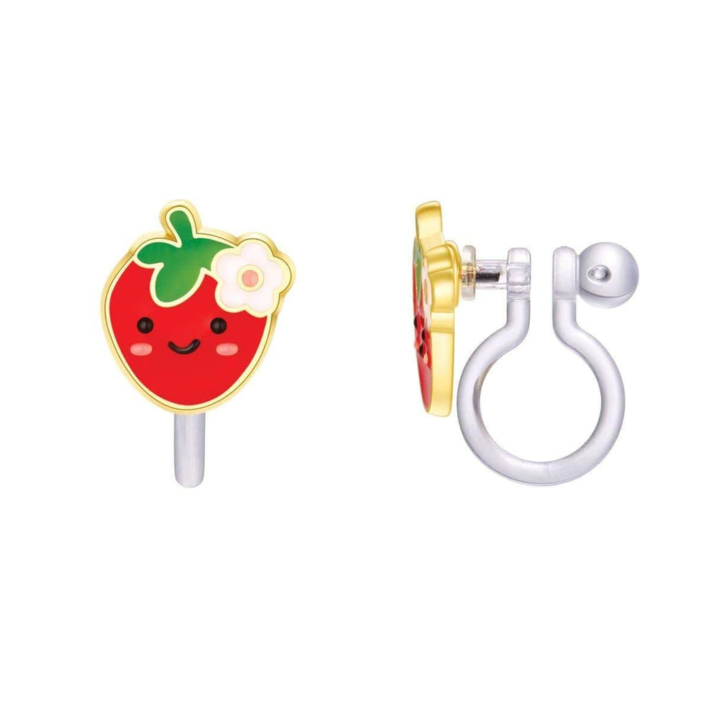 Clip on Cutie Earrings- You're Berry Cute.