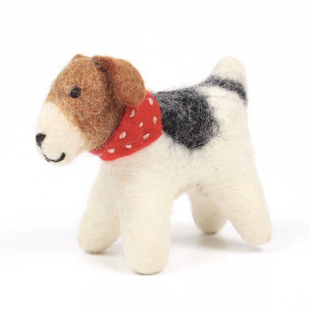 Fox Terrier Miniature Wool Toy BACK IN STOCK.