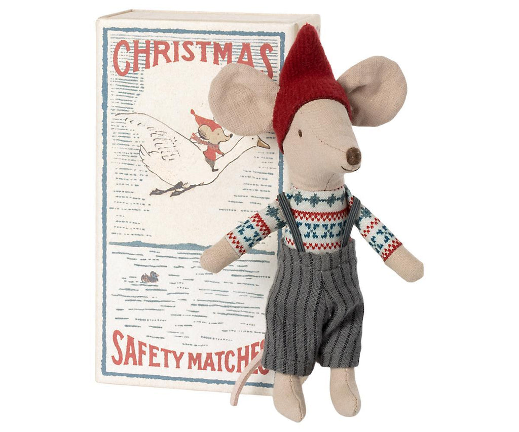 Maileg Christmas Big Brother Mouse in Matchbox  NEW ARRIVAL AW21.