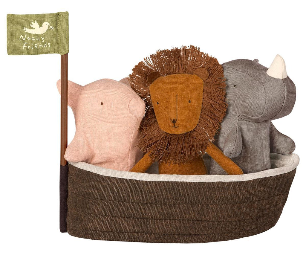 Maileg Noah's Ark with 3 Mini Animals BACK IN STOCK.