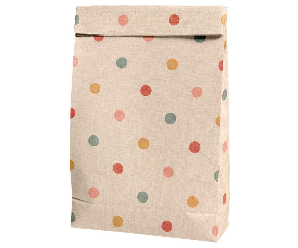 Maileg Party Paper Gift Bag Multi Dots.