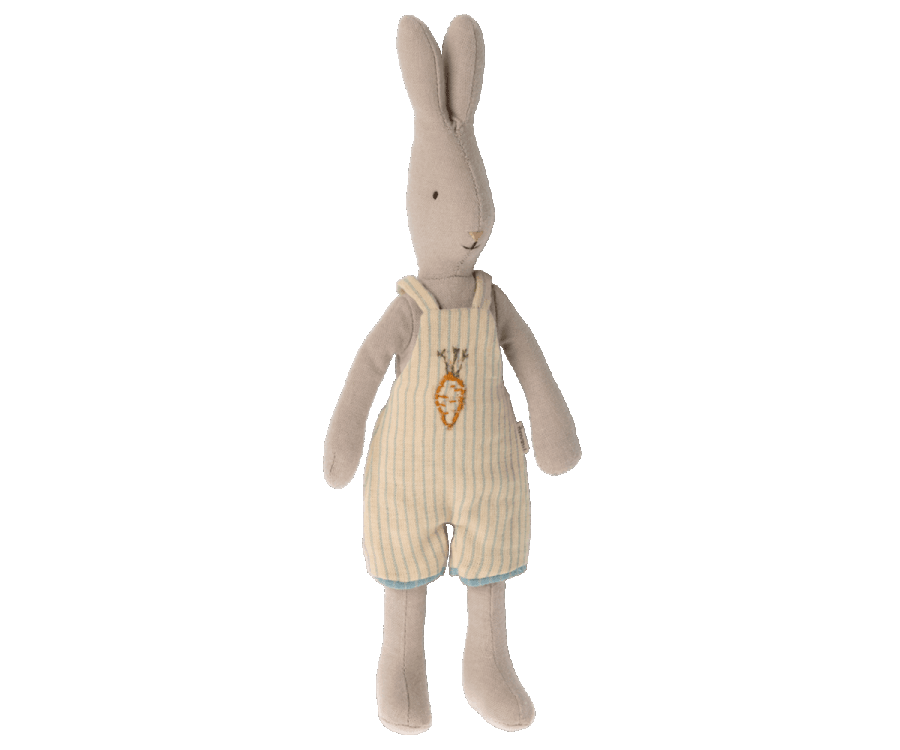 Maileg Overalls Embroidered Carrot Size 1 Spring Summer 22 Expected May PREORDER NOW.