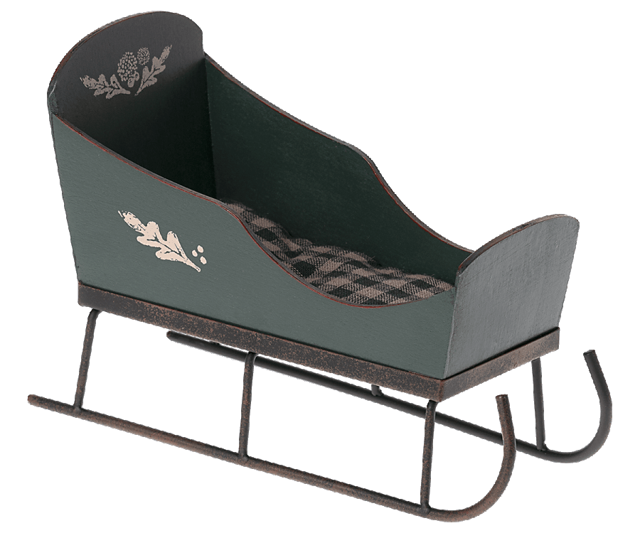 Maileg Sleigh for Mini Size : Fall Winter 2022 - Ruby & Grace 
