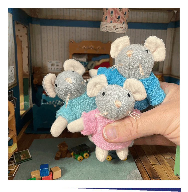 Mouse Mansion Triplets NEW - Ruby & Grace 