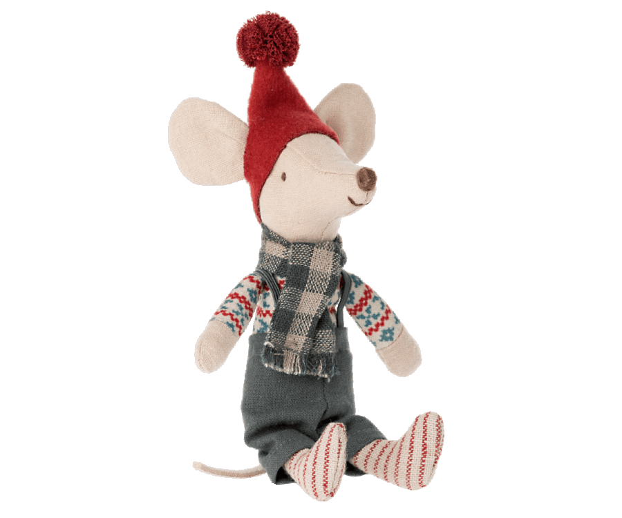 Maileg New Christmas Brother Mouse Fall Winter Collection 2022 Mice - Ruby & Grace 