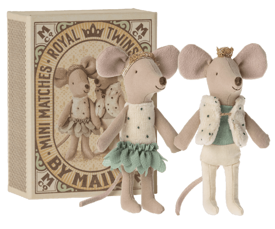 Maileg Royal Mice Twins Summer 22 Expected June PREORDER NOW.