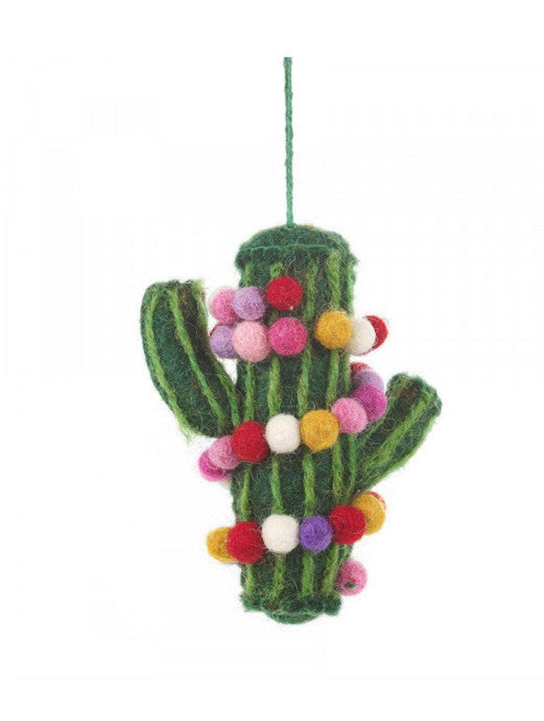 Handmade Felt Cactus Decorations - Ruby & Grace 