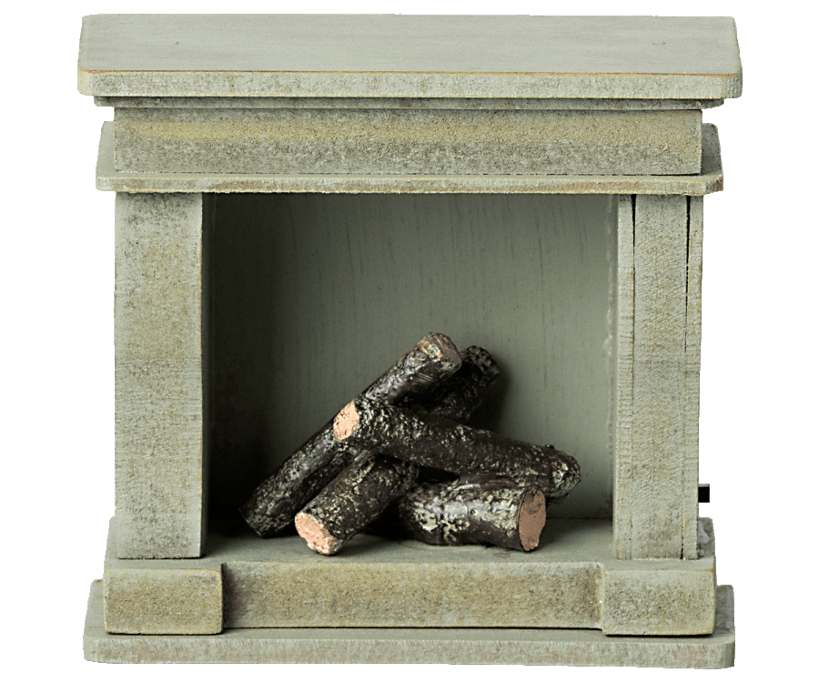 Maileg New Miniature Fire Place: Fall Winter Collection 2022 - Ruby & Grace 