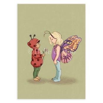 Belle and Boo Post Cards: Bug Friends NEW ARRIVAL - Ruby & Grace 