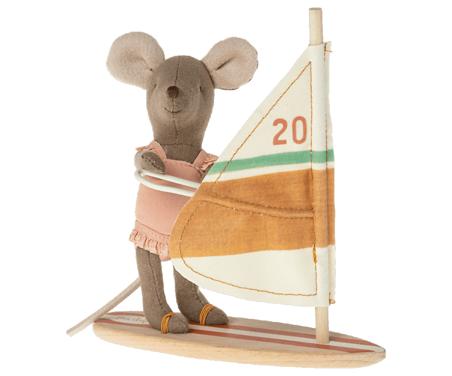 Maileg Beach Mice Surfer Little Sister Spring Summer 2022 Expected Early July PREORDER NOW.
