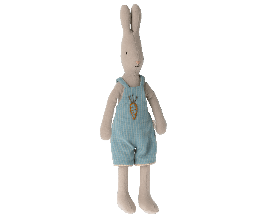 Maileg Size 2 Bunny Rabbit Overalls Spring Summer 2022 - Ruby & Grace 