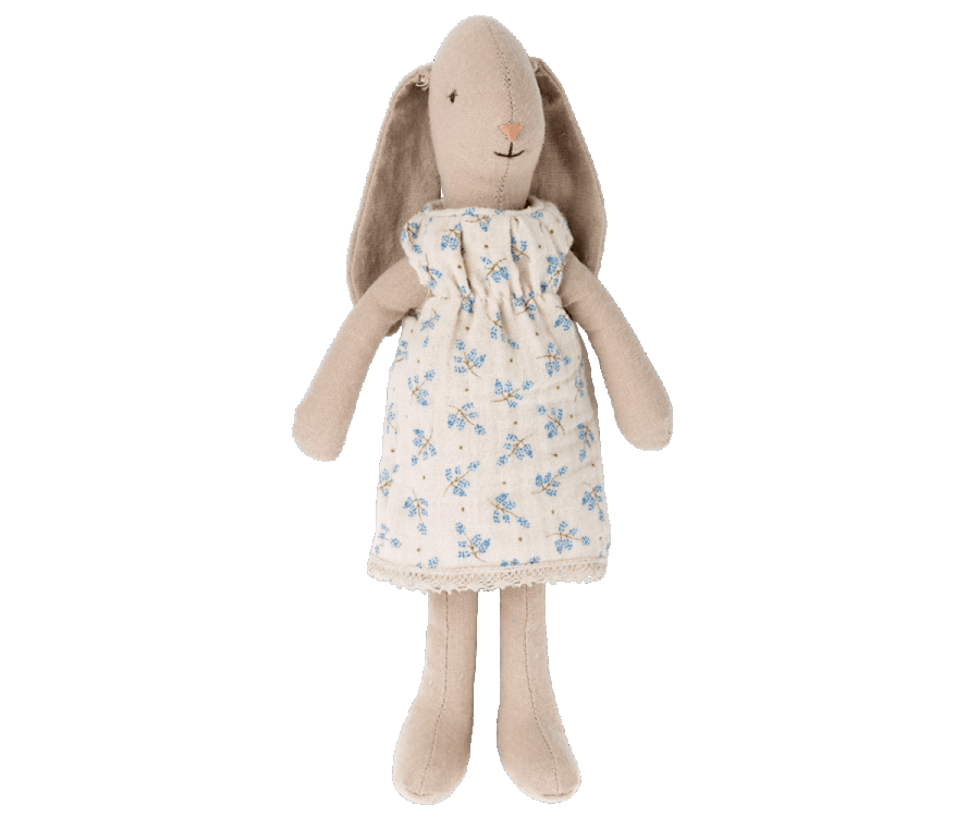Maileg Size 1 Rabbit/ Bunny in Floral Dress - Ruby & Grace 
