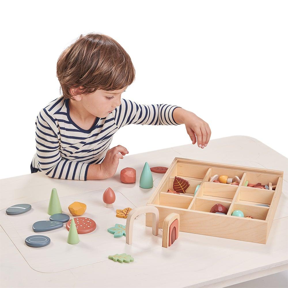 My Forest Floor: Wooden Tinker Box Open Ended Play Set NEW ARRIVAL.