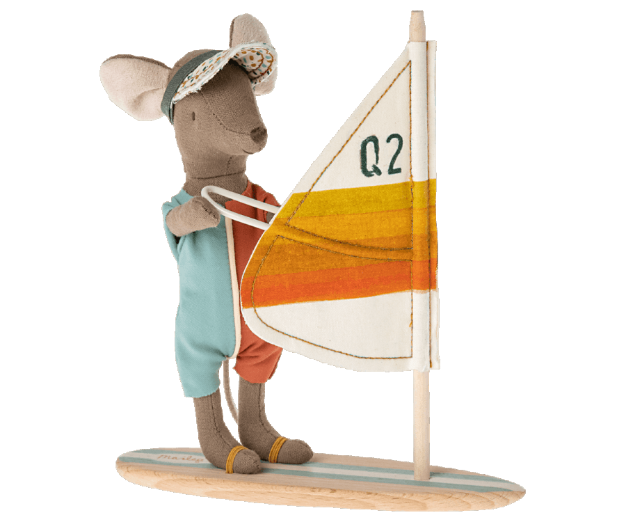 Maileg Beach Mice Surfer Big Brother Spring Summer 2022 Expected Early July PREORDER NOW.