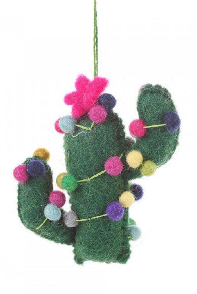 Handmade Felt Cactus Decorations - Ruby & Grace 