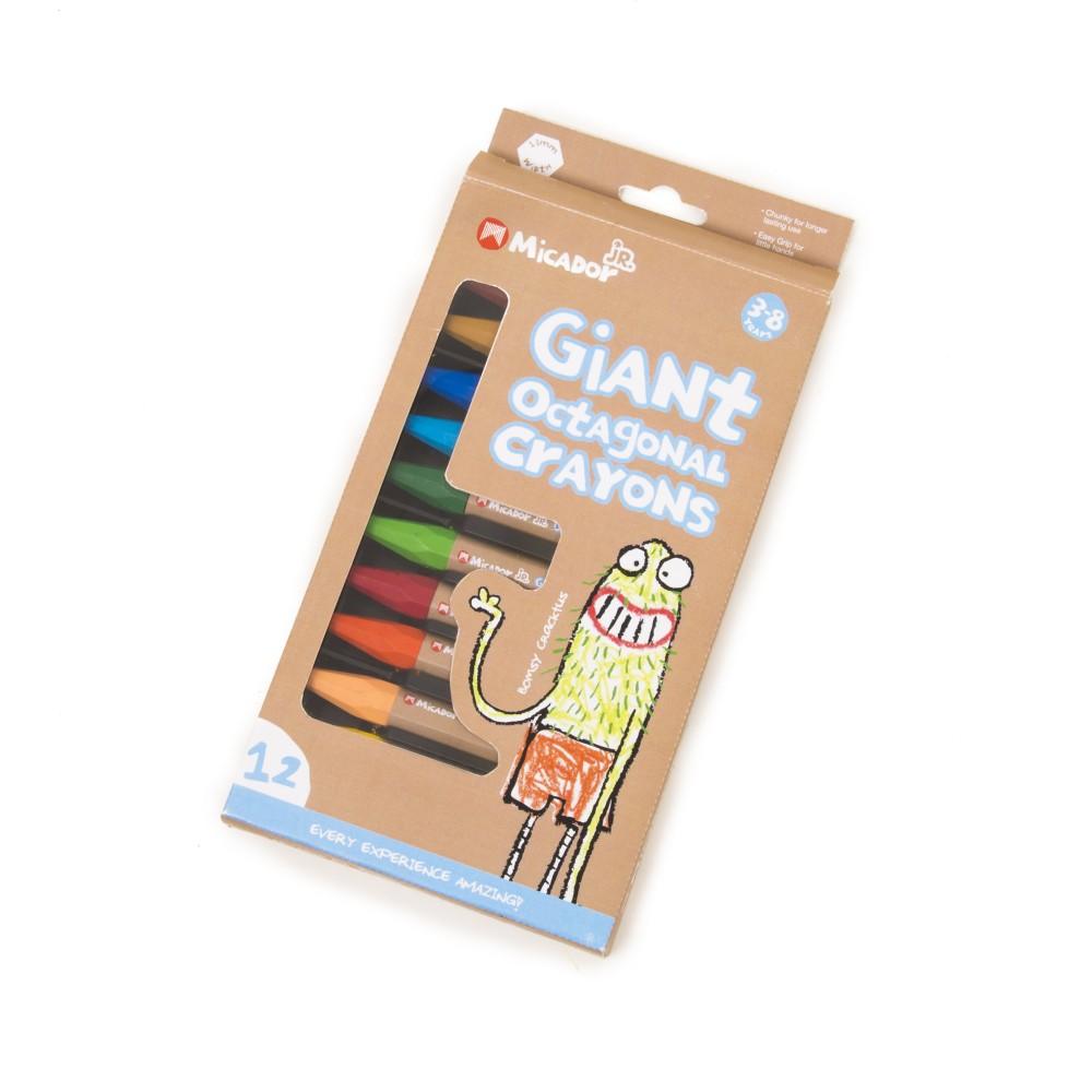 Micador Giant Octagonal Crayons.
