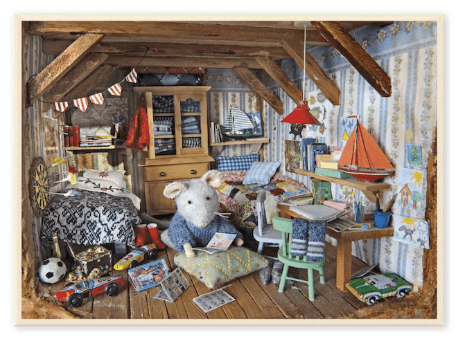 The Mouse Mansion - Jigsaw Puzzle - Sam's Bedroom 200 pieces LAST ONE - Ruby & Grace 