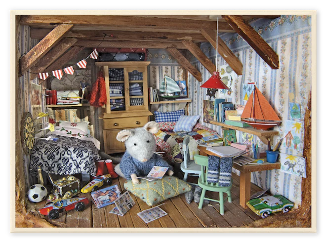 The Mouse Mansion - Jigsaw Puzzle - Sam's Bedroom 200 pieces LAST ONE - Ruby & Grace 