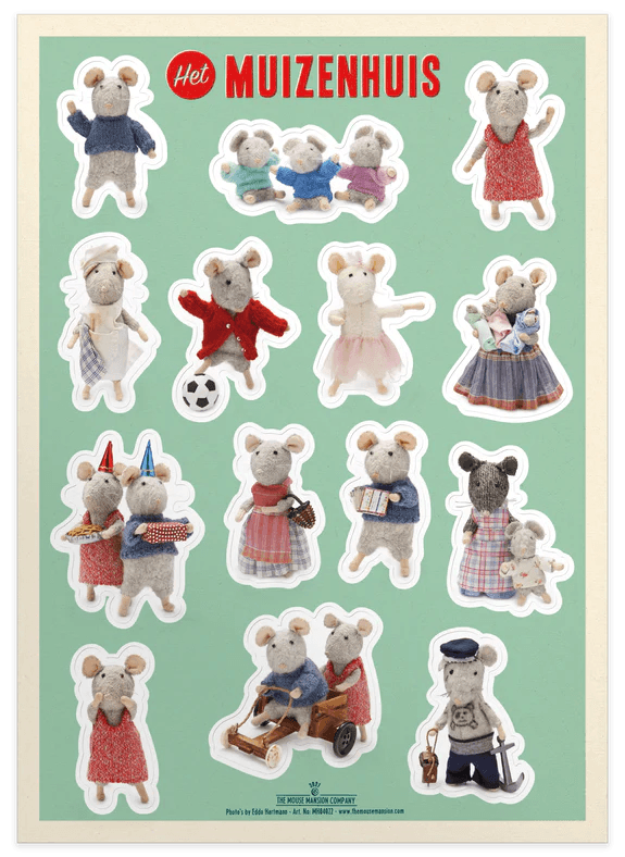 The Mouse Mansion - Stickers NEW ARRIVAL - Ruby & Grace 