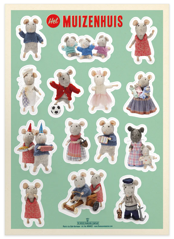 The Mouse Mansion - Stickers NEW ARRIVAL - Ruby & Grace 