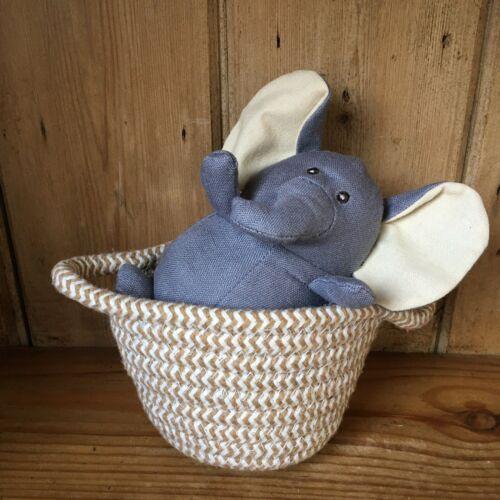 Wilberry Collectables & Pets in Baskets Blue/Grey Elephant NEW ARRIVAL - Ruby & Grace 